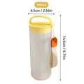 Axyaa Portable Plastic Water Bottle With Handle, Leak-proof Tumbler for Travel & Sports