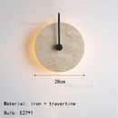 Axyaa Natural Stone Wall Lamp Sconce for Foyer Bedroom Dining Room