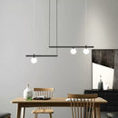 Axyaa Minimalist Linear Chandelier Pendant Light for Living and Dining Room Decor
