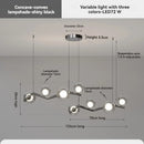 Axyaa Modern LED Chandelier for Dining Kitchen Living Bedroom Study Ceiling Lighting