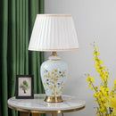 Axyaa Luxe Ceramic Table Lamp for Modern Living Spaces