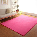 Axyaa Grey Floor Mat Thick Living Room Bedroom Carpet Children's Room Non-Slip Rug