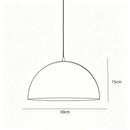 Axyaa Wrought Iron Pendant Light Chandelier - Modern Silver Industrial Style