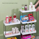 Axyaa High Capacity Vertical Storage Cart Shelf for Kitchen Organization