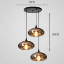 Axyaa Glass Pendant Light Chandelier for Living Room Dining Room