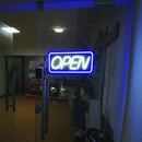 Axyaa LED Open Light Sign for Store Shop Board Bright Hanging Neon Business Bar