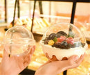 Axya Round Dessert Cups with Lid - Pack of 50 or 100