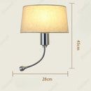 Axyaa LED Bedhead Wall Light Adjustable Angle Spotlight for Study and Living Room