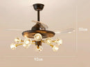 Axyaa Kids Bedroom Ceiling Fan with Remote Control and LED Light
