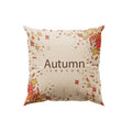 Axyaa Red Leaf Elk Harvest Pillow Cover for Autumn Home Decor
