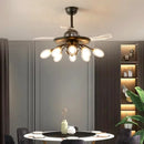 Axyaa Modern LED Ceiling Fan with Remote Control and Light for Kids Bedroom