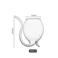 Axyaa Spiral Straw Vampire Glass - Creative Clear Cocktail Cup