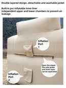 Axyaa Inflatable Outdoor Sofa, Portable Single Air Mattress for Camping, Picnic, and Home