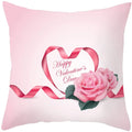 Axyaa Valentine's Day Parchment Pillow Set for Home Sofa, Square Pillowcase