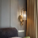 Axyaa Crystal Wall Lamp for Living Room and Hotel Bedroom