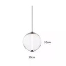 Axyaa Modern Glass Chandelier LED Pendant Lights for Dining Room & Home Decor