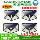 Axyaa Solar Wall Lights: 100 LED Motion Sensor Outdoor Garden Lamp