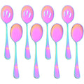 Axyaa Stainless Steel Slotted Spoon Set - Multicolored Big Soup Flatware Kit