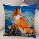 Axyaa Fox Pillowcase for Home, Office, Car Decor