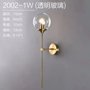 Axyaa Nordic Modern LED Wall Lamp Bedroom Living Room Gold Light Fixtures