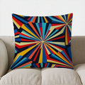 Axyaa Modern Black & White Striped Pillow Cover for Sofa, Bedroom, Car