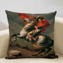 Axyaa Neoclassicism Napoleon Oil Painting Cushion Cover