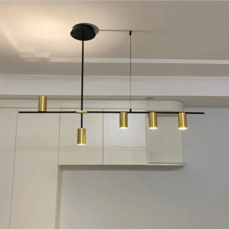 Axya Black Pendant Chandelier for Modern Nordic Dining Room