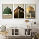 Axyaa Mosque Canvas Print Wall Art for Living Room Decor