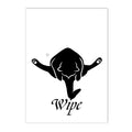 Axyaa Abstract Humour Woman Canvas Print Wall Art Bathroom Decor