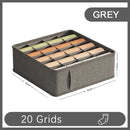 Axyaa Clothing Drawer Organizer Set for Underwear, Socks, Bras & More