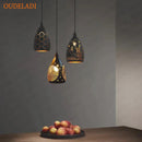 Axya Iron Cage LED Pendant Light for Living Room Restaurant Bar Decor