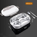 Axyaa Stainless Steel Thermal Lunch Box Set for Adults and Students