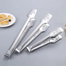 Axyaa Crown Hollow Stainless Steel Food Clip - Non-slip Kitchen Tongs