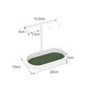 Axyaa Beige Iron Hook Tray Tableware Home & Kitchen Organizer Tray