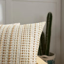 Axyaa Boho Style Textured Jacquard Cushion Cover, 45x45cm