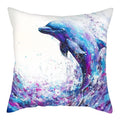 Axyaa Dolphin Pattern Pillowcase for Home Sofa Car Decoration