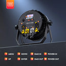 Axyaa 18LEDs RGBWA+UV Par Lights: Waterproof & High Brightness Stage Lighting