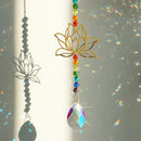 Axyaa Crystal Prism Suncatcher Dreamcatcher for Window Rainbow Home Decor Gift