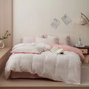 Axyaa Striped Jacquard Cotton Bedding Set