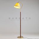Axyaa Retro Walnut Wood Floor Lamp for Living Room, Bedroom, Study