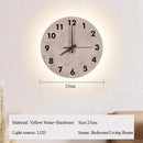 Axyaa Stone Staircase Corridor Background Wall Lamp Bedroom Clock Headboard