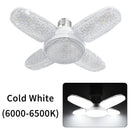 Axyaa Fan Shape LED Ceiling Light 28W E27 Bulb, AC 85-265V Office Home Garage Lighting