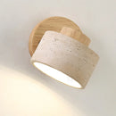Axyaa Vintage Yellow Stone Wall Light: Mid Ancient Style for Bedroom and Living Room