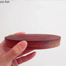 Axya Oval Walnut Dim Sum Plate | Restaurant & Sushi Wooden Specialty Tableware