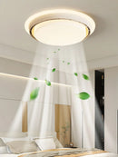 Axyaa Bladeless Fan Light Bedroom Modern Minimalist Ceiling Light