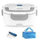 Axyaa Electric Heated Lunch Box: Portable Meal Heater for Home, Car, and Outdoor Dining