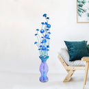 Axyaa Nordic Blue Floor Lamp: Modern LED Decorative Light for Living Room