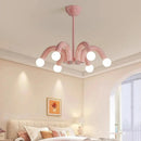 Axyaa French Cream Hanging Light: Modern Magic Bean Pendant for Bedroom, Living Room, and Study