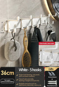 Axyaa Wall Hooks for Bath, Bedroom, Kitchen - Clothes Hanger Storage Solution