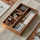 Axyaa Solid Wood Entrance Desk Organizer Tray - Storage for Keys, Jewelry, Cosmetics